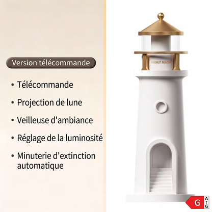 Lampe Phare – Projection de Lune