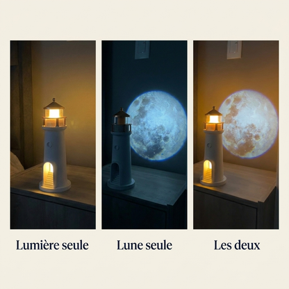 Lampe Phare – Projection de Lune